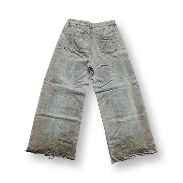 Worker Wide-leg Wax Denim