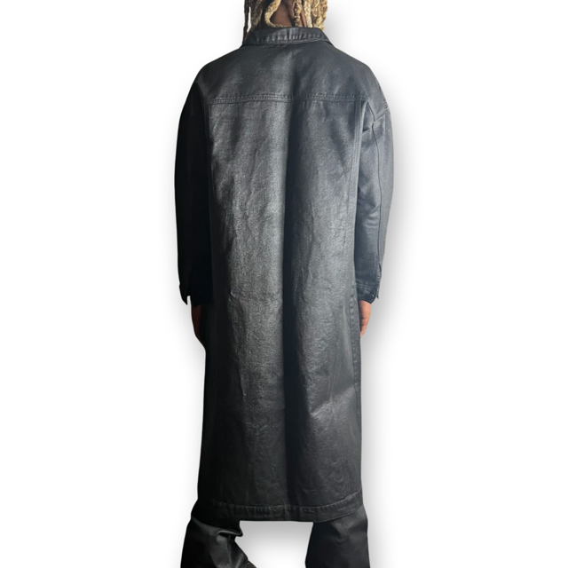 Waxed Trench Coat