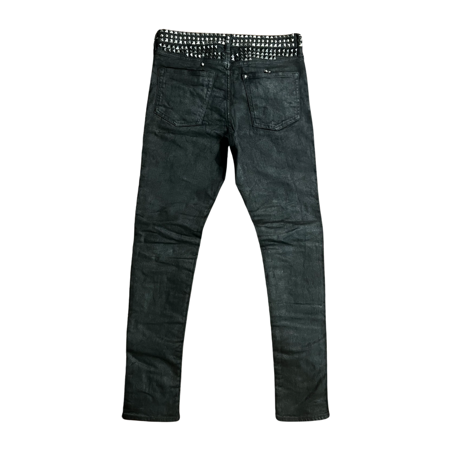 Hyper Studded Wax Denim