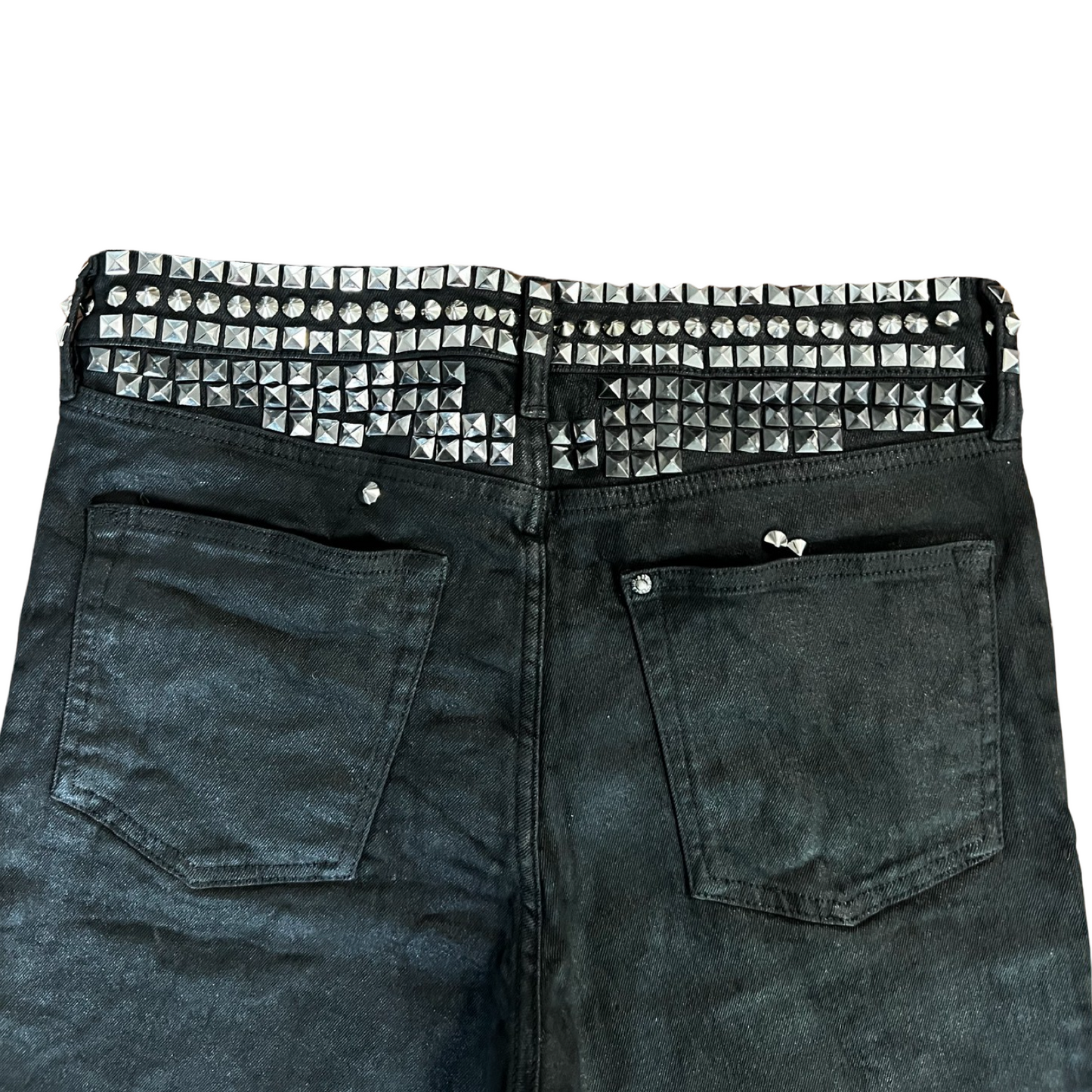 Hyper Studded Wax Denim