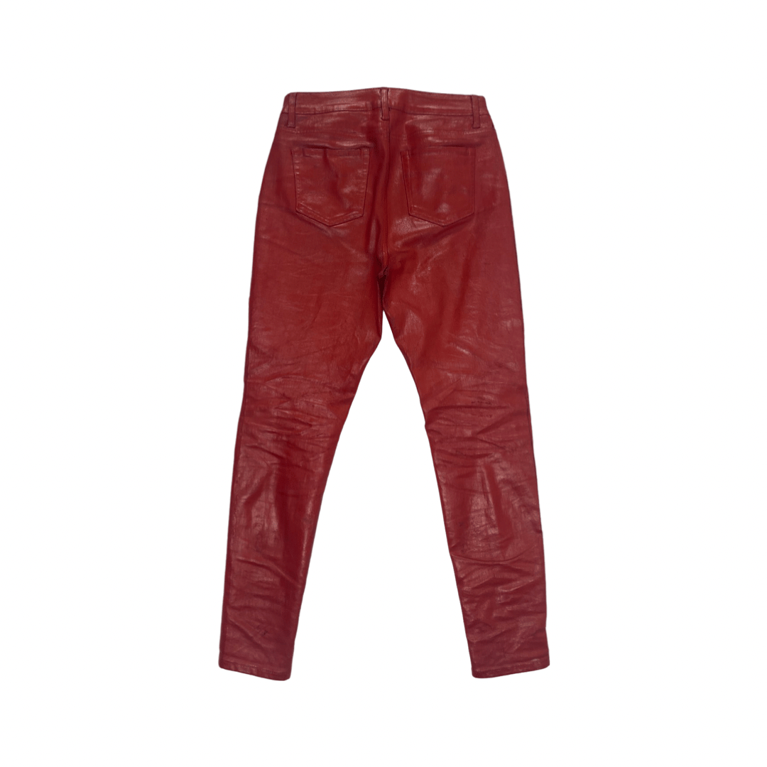 Red Wax Skinny Jeans