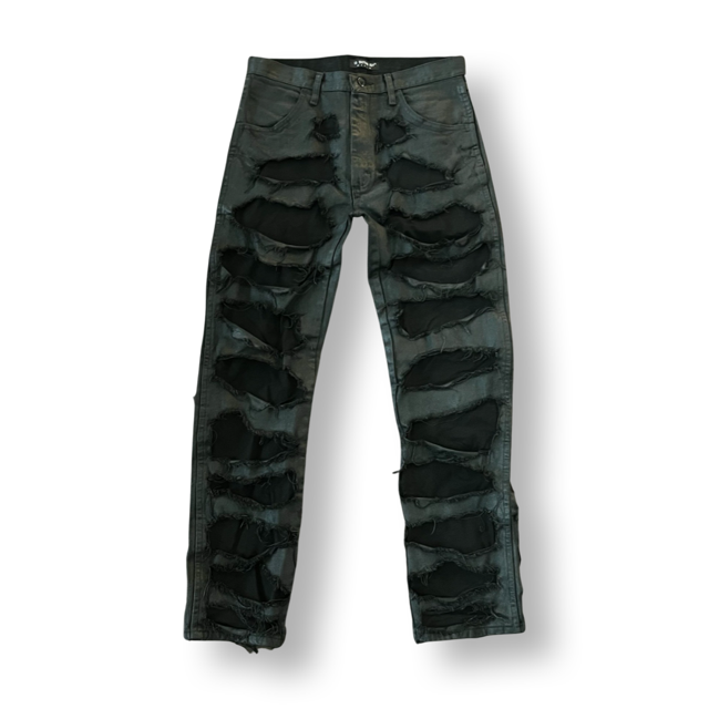 Destroyed Wax Denim