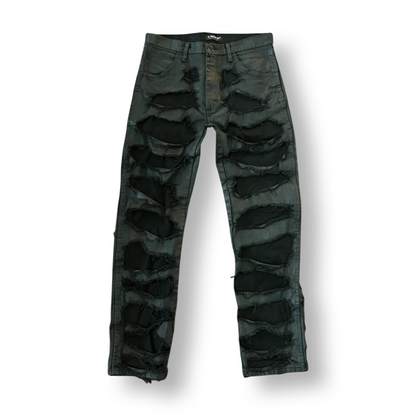 Destroyed Wax Denim