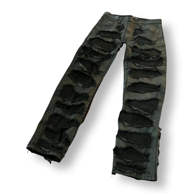 Destroyed Wax Denim – lilbastardboy