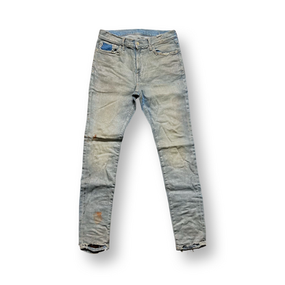 Worker Wax Skinny Jeans