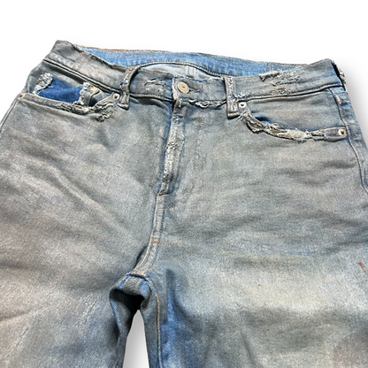 Worker Wax Skinny Jeans