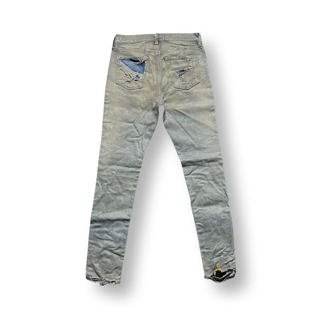 Worker Wax Skinny Jeans