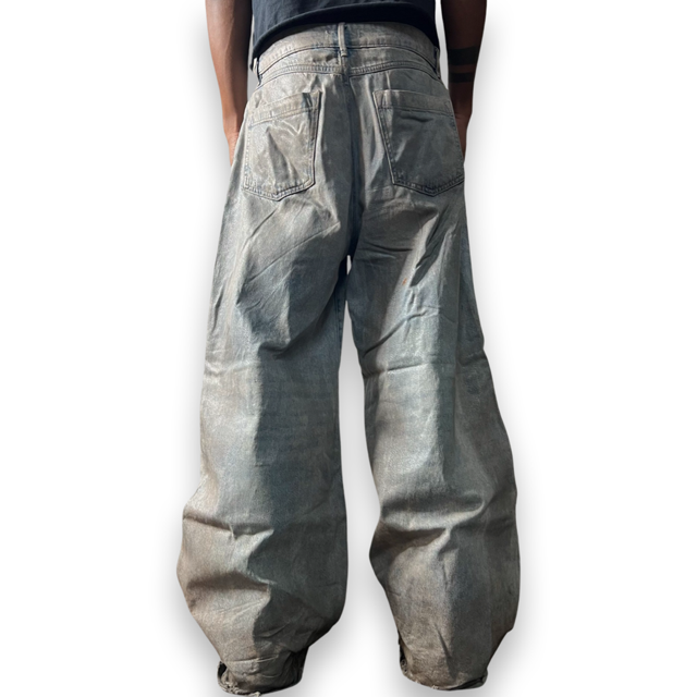 パンツ Waxed coating baggy denim pants archive パンツ Waxed coating baggy denim pants archive Waxed coating