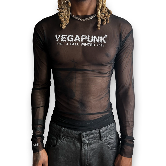 VegaPunk Long-sleeve Mesh Top