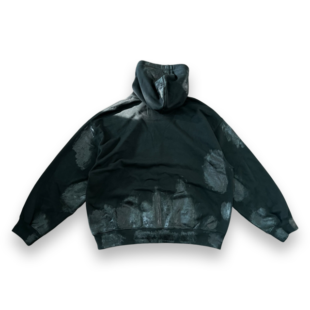 Melted Foil Zip-Up Hoodie