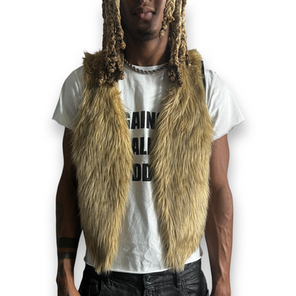 Fur vest outlet for men