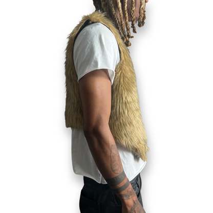 Rebirth Fur Vest (Tan)