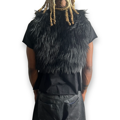 Rebirth Fur Vest (Blk)