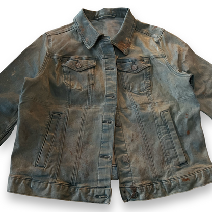 Worker Waxed Cropped Jacket