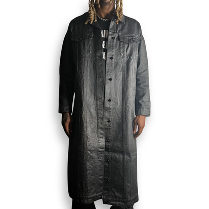 Waxed Trench Coat