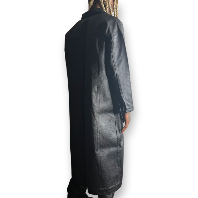 Waxed Trench Coat