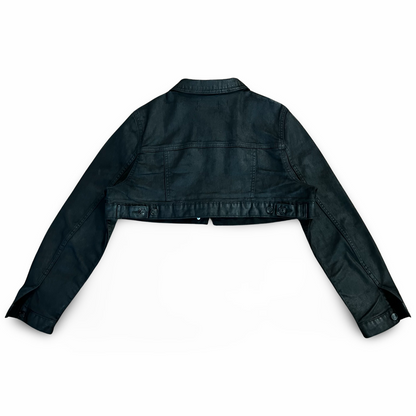 Sasha Fierce Waxed Cropped Jacket