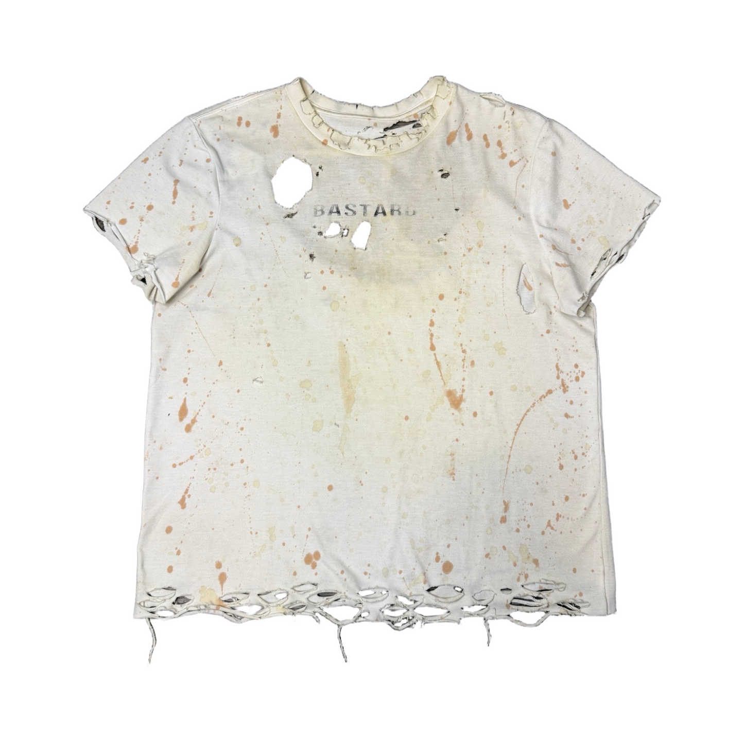 Bastard Extreme Distress Tee (WHT)