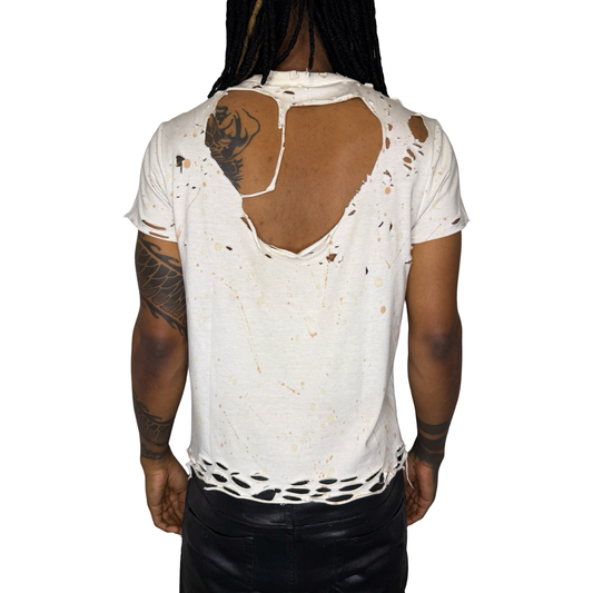 Bastard Extreme Distress Tee (WHT)