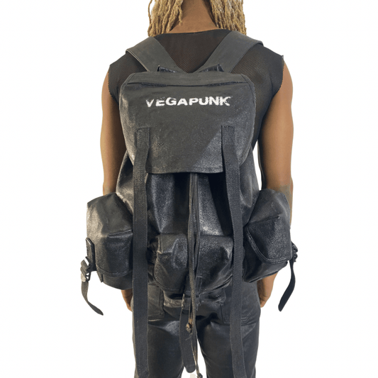 Black Waxed VegaPunk Backpack