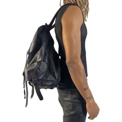 Black Waxed VegaPunk Backpack