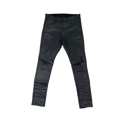 Essential Black Wax Skinny Jeans