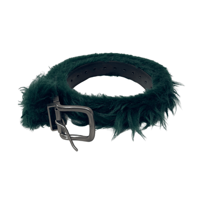 Grinch Emerald Fur Belt