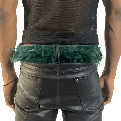 Grinch Emerald Fur Belt