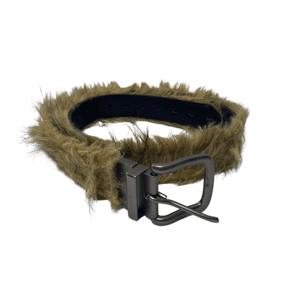 Lions Mane Tan Fur Belt