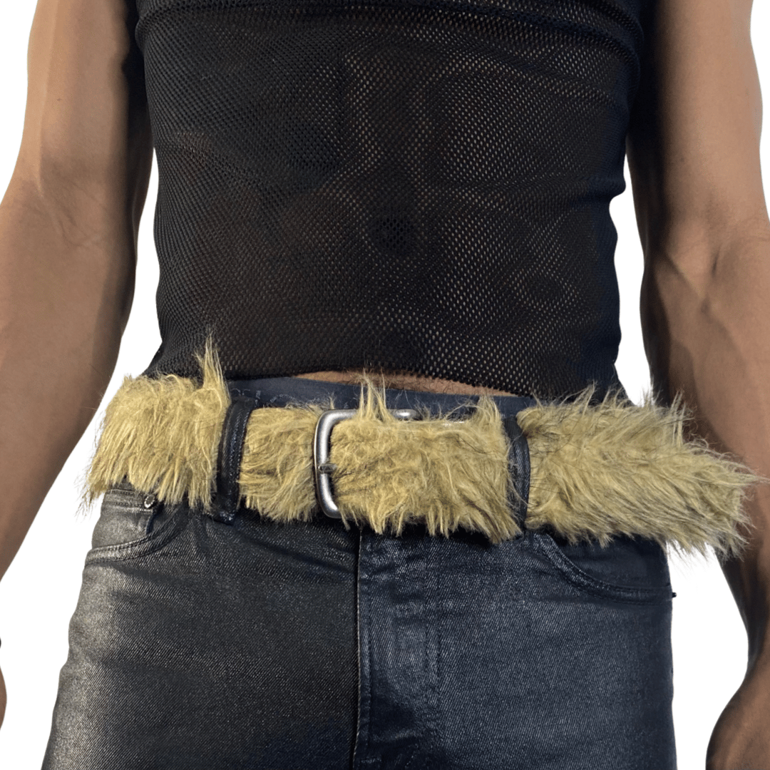 Faux Fur Belts