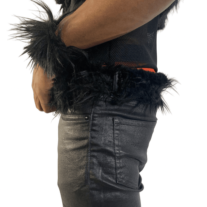 Zeta Wolf Fur Belt